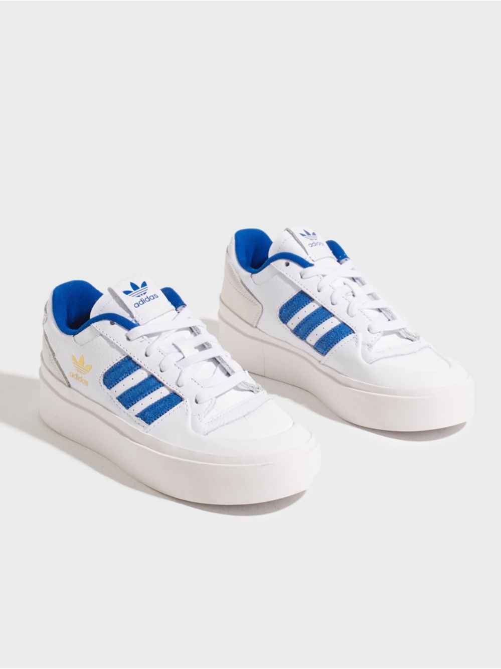 adidas forum bonega cloud white / royal blue
